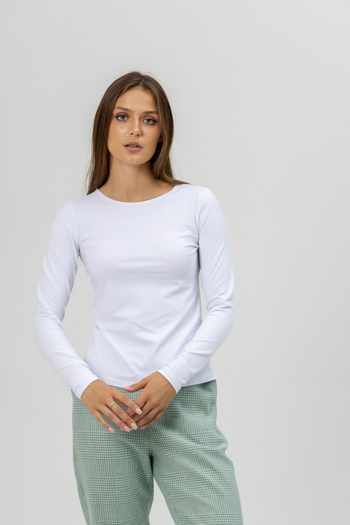 Лонгслив ATELERO 1095 белый - фото 2